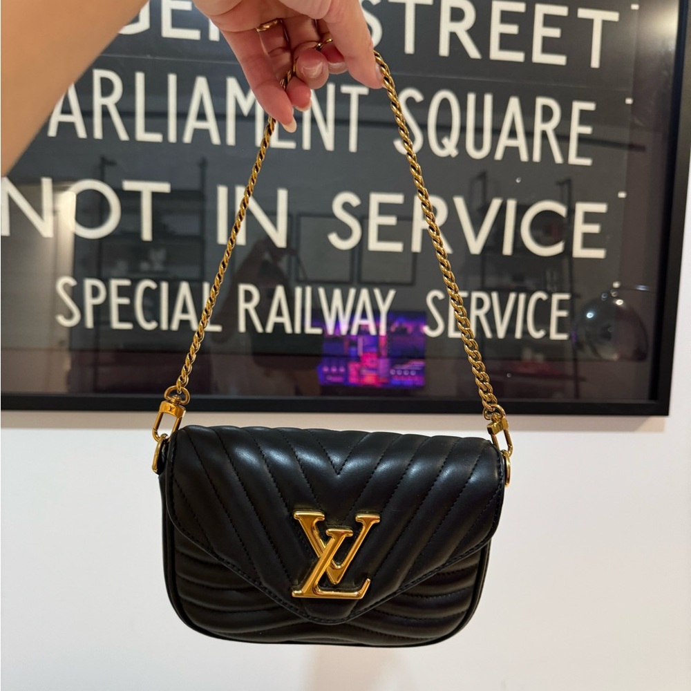 Louis Vuitton New Wave pochette with strap